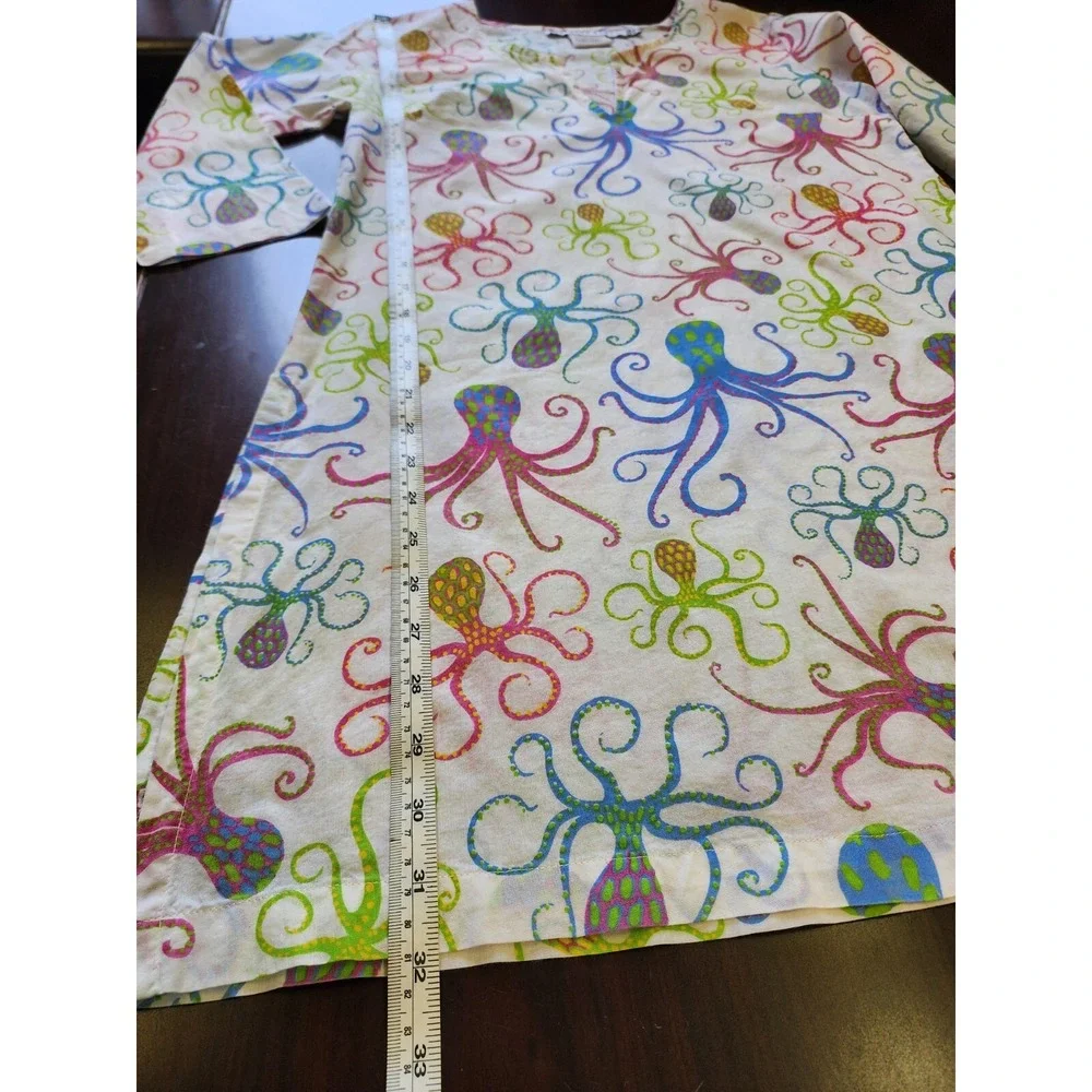 Gretchen Scott XS NEW Octopus Print Tunic Colorful $129